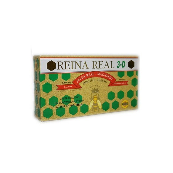 ROBIS Reina Real 3-D Jalea Real 1800 Mg 20 Viale