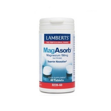 LAMBERTS Magasorb Citrato de Magnesio 150 Mg 60