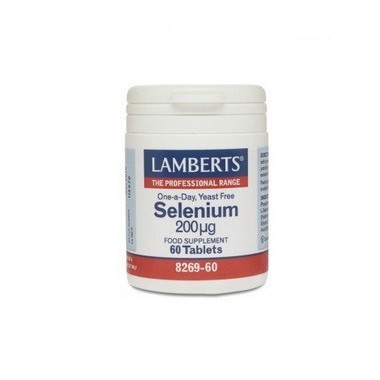 LAMBERTS Selenio 200 µg 60 Comprimidos