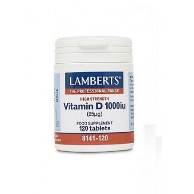LAMBERTS Vitamina D3 1000 Ui 120 Cápsulas