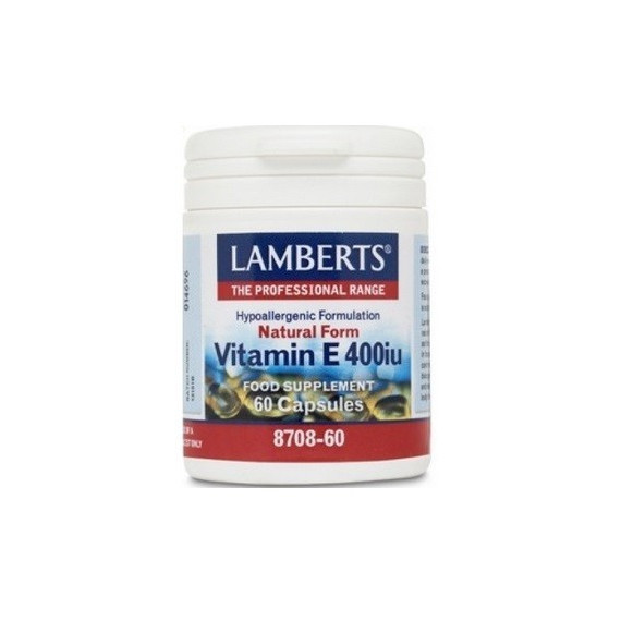 Lamberts Vitamina E Natural 400 Ui 60 Cápsulas  LA ALCUZA RIOJANA