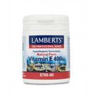 LAMBERTS Vitamina E Natural 400 Ui 60 Cápsulas