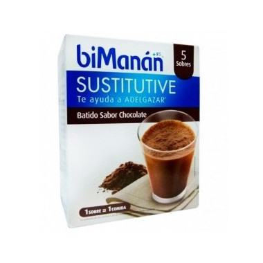 BIMANAN Sustitutive Batido Sabor Chocolate 5 Sob