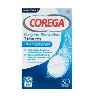 Corega Oxígeno Bio-activo 3 Minutos Tabletas Lim  GSK