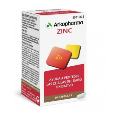 Arkopharma Zinc 50 Cápsulas  ARKOPHARMA LABORATORIOS