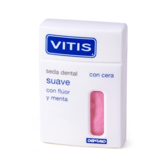 VITIS Seda Dental Suave con Flúor y Menta 50 M