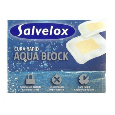 SALVELOX Tiritas Cura Rapid Aqua Block 12 Unds
