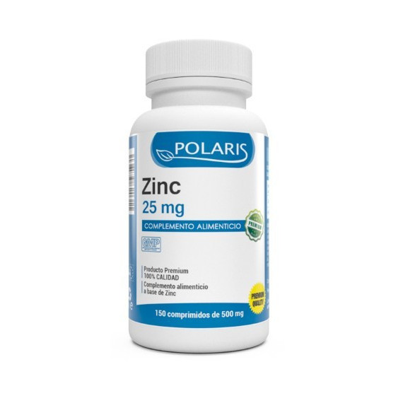 Polaris Zinc 25 Mg 150 Comprimidos  PHARMA OTC