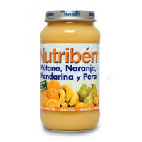 Potito Plátano, Naranja, Mandarina, Pera Nutribe  NUTRIBEN