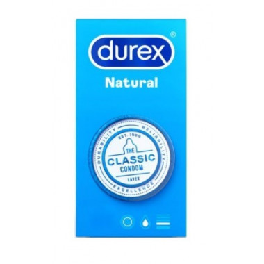DUREX Natural 6 Preservativos