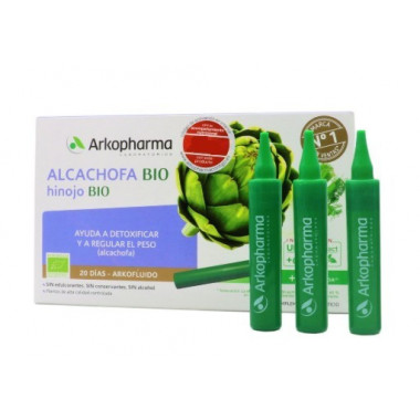 Arkopharma Alcachofa - Hinojo BIO 20 ampollas