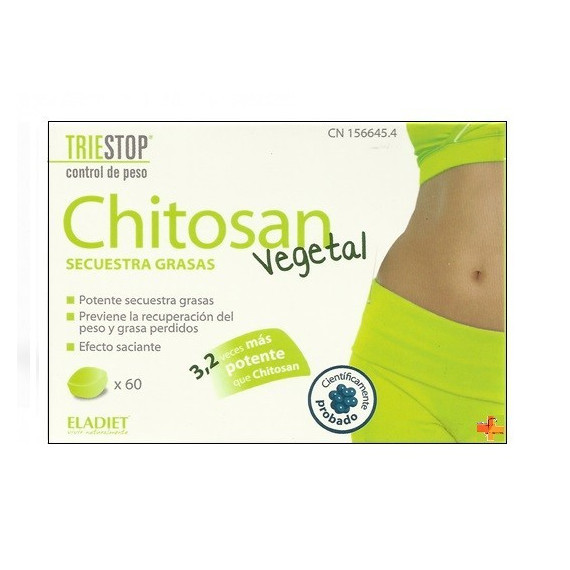 Triestop Chitosan Vegetal 60 Comprimidos  ELADIET