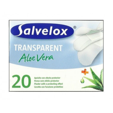 SALVELOX Tiritas Transparent Aloe Vera 20 Unds