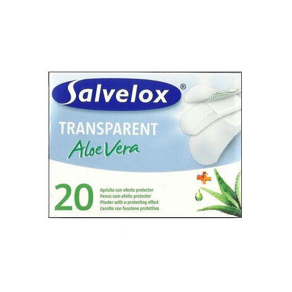 Salvelox Tiritas Transparent Aloe Vera 20 Unds  ORKLA CEDERROTH