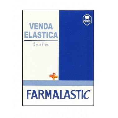 FARMALASTIC Venda Elástica 5 M X 7 Cm.