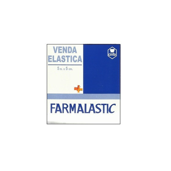 Farmalastic Venda Elástica 5 M X 5 Cm.  CINFA