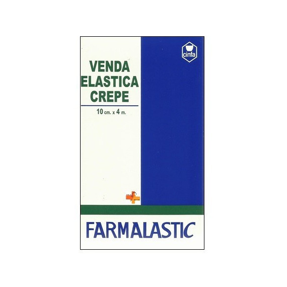 Farmalastic Venda Elástica Crepe 10 Cm X 4M.  CINFA