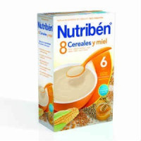 Papilla 8 Cereales Miel y Galletas NUTRIBEN