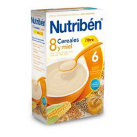 Papilla 8 Cereales Miel Fibra NUTRIBEN