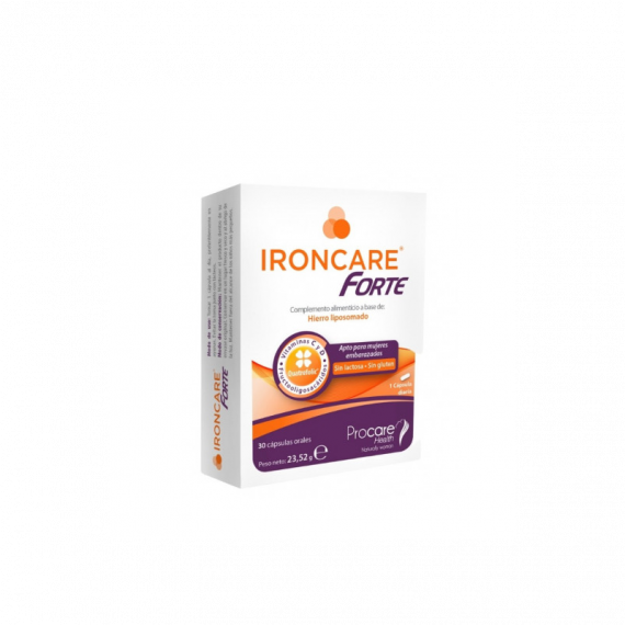 Ironcare Forte 30 Capsulas  PROCARE HEALTH IBERIA