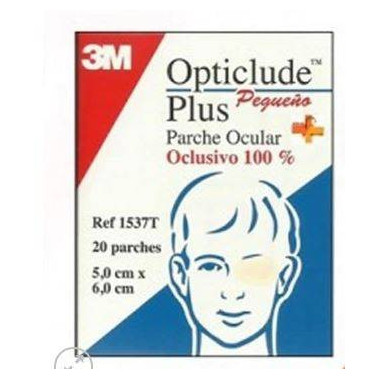 3M Parches Oculares Opticlude Plus 5X6X20 P