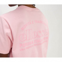 Camiseta ELLESSE Rosa Logo Estampado