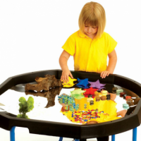 Bandeja Tuff para Actividades y Juegos Negra  TTS