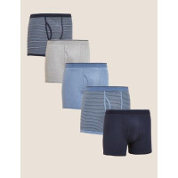 Pack de 5 Trunks a Rayas  MARKS AND SPENCER