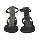 Sandalia Bebe Strass Negro  S.PIERO