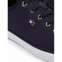 Vulc Canvas Sneaker Space Blue  TOMMY HILFIGER