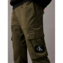 Skinny Washed Cargo Pant Dusty Olive  CALVIN KLEIN