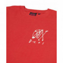 Camisetas Hombre Camiseta DEUS EX MACHINA Bobskull Cranberry