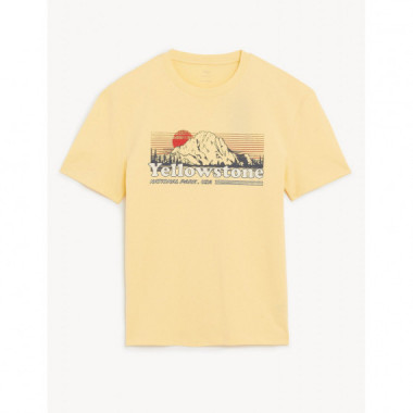 Camiseta de Manga Corta Diseño Yellowstone  MARKS AND SPENCER
