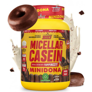 Micellar Casein Minidona con Toppings Big - 1KG  BIG SUPPLEMENTS