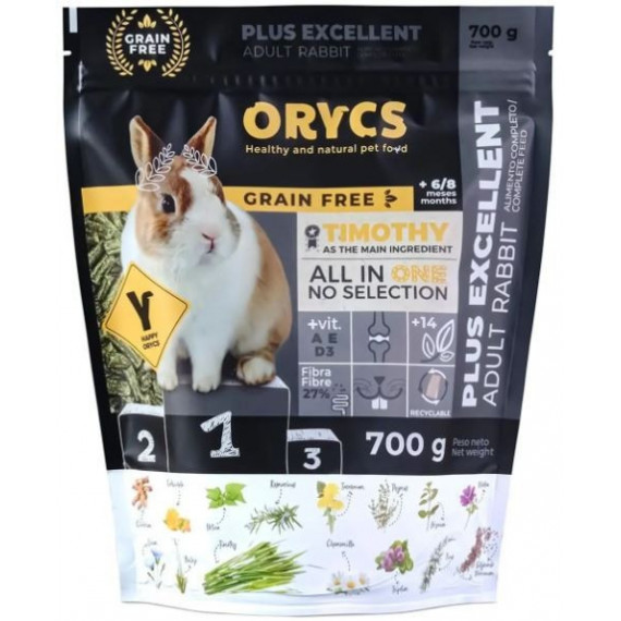 ORYCS Conejo Plus Excellet Gf 700 Gr