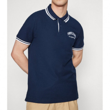 Polo TOMMY JEANS Reg Tipping Azul Marino
