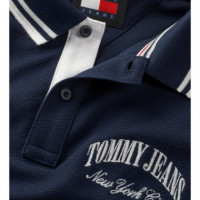 Polo TOMMY JEANS Reg Tipping Azul Marino