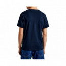 Camiseta PEPE JEANS Dulwich Azul Marina