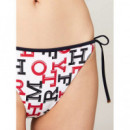 Cheeky String Side Tie Print Spell Out R  TOMMY HILFIGER