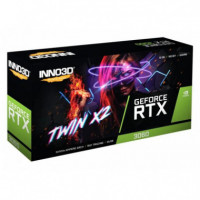 Tarjeta de Video Nvidia INNO3D RTX3060 Twin X2 12GB GDRR6 Pcie  INNO 3D