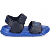 Sandalia Velcros Azul  HUGO BOSS