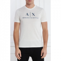 Camiseta ARMANI EXCHANGE Blanca Logo Engomado