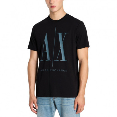 Camiseta Armani Exchange negra logo A|X