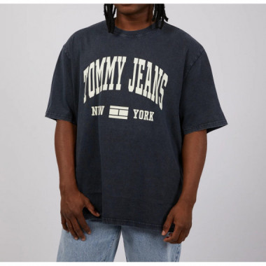 Camiseta Tommy Jeans Vars gris jaspeado