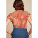 Blusas y Camisas Blusa KING LOUIE Lowe Fiery Red