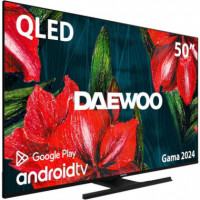 Televisor Qled DAEWOO 50" 4K Uhd USB Smart TV Android Wifi BLUETOOTH Dolby