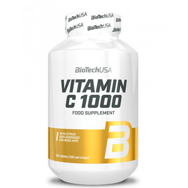 Vitamin C 1000 Biotechusa - 100 Tabs  BIOTECH USA
