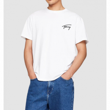 Camiseta Tommy Jeans signature blanca