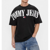 Camiseta TOMMY JEANS Badge Negra