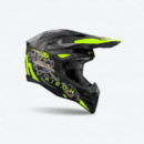 CASCO TRIAL UNIK PLUTON MASK DV NEGRO MATE